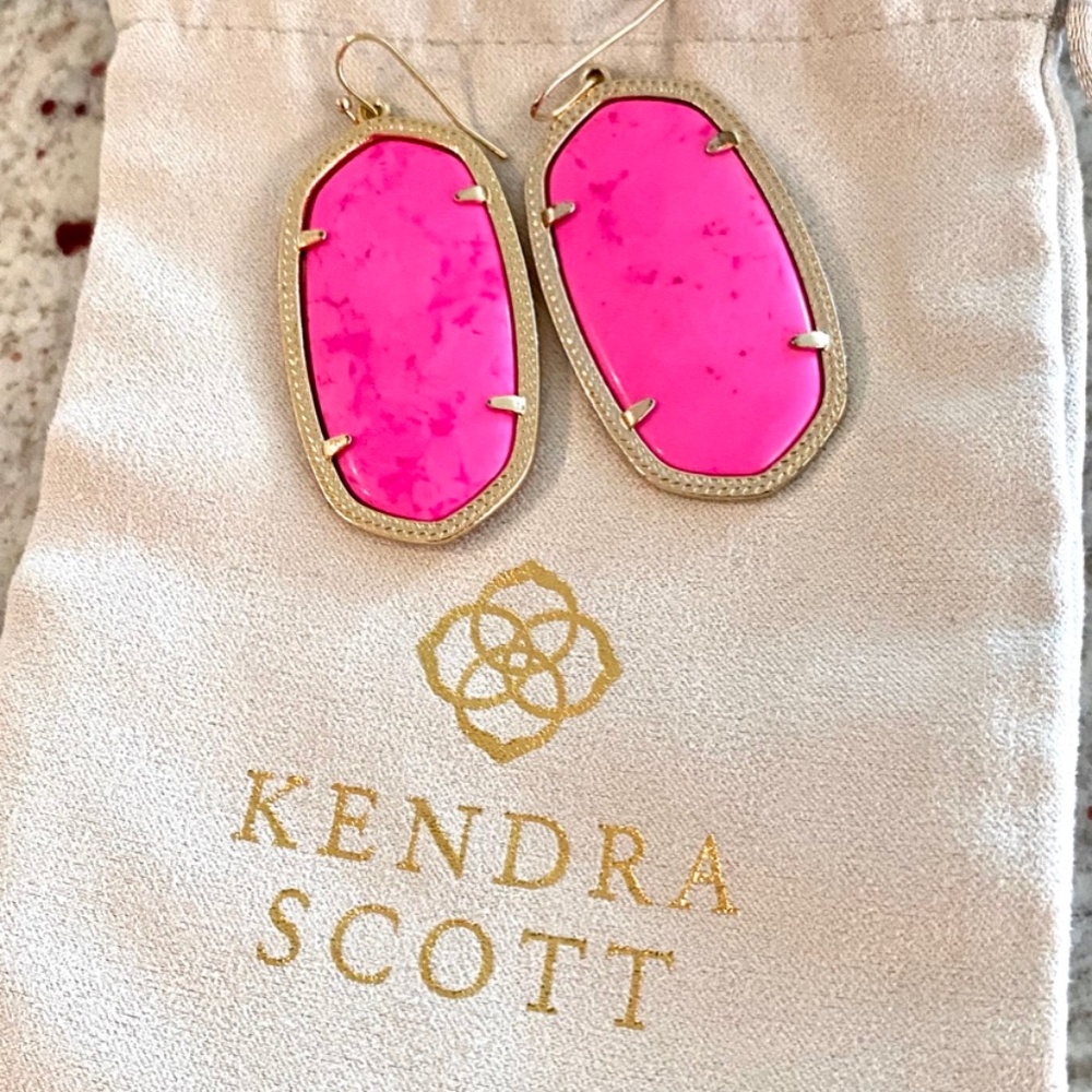 Kendra Scott Pink Danielle Earrings